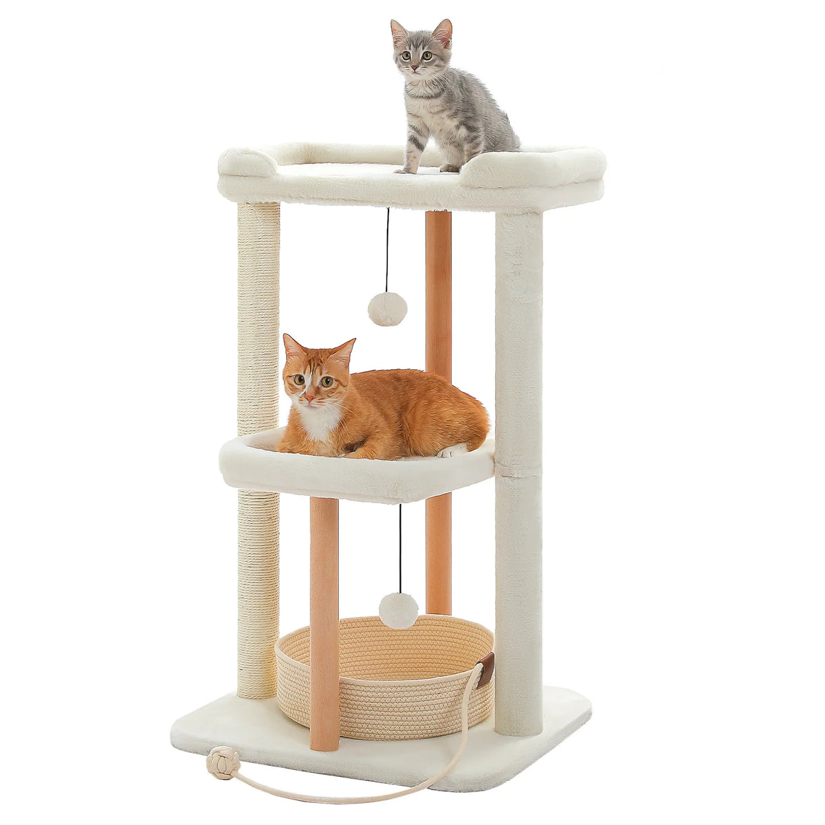 Modern Wood Cat Tree — product view 11