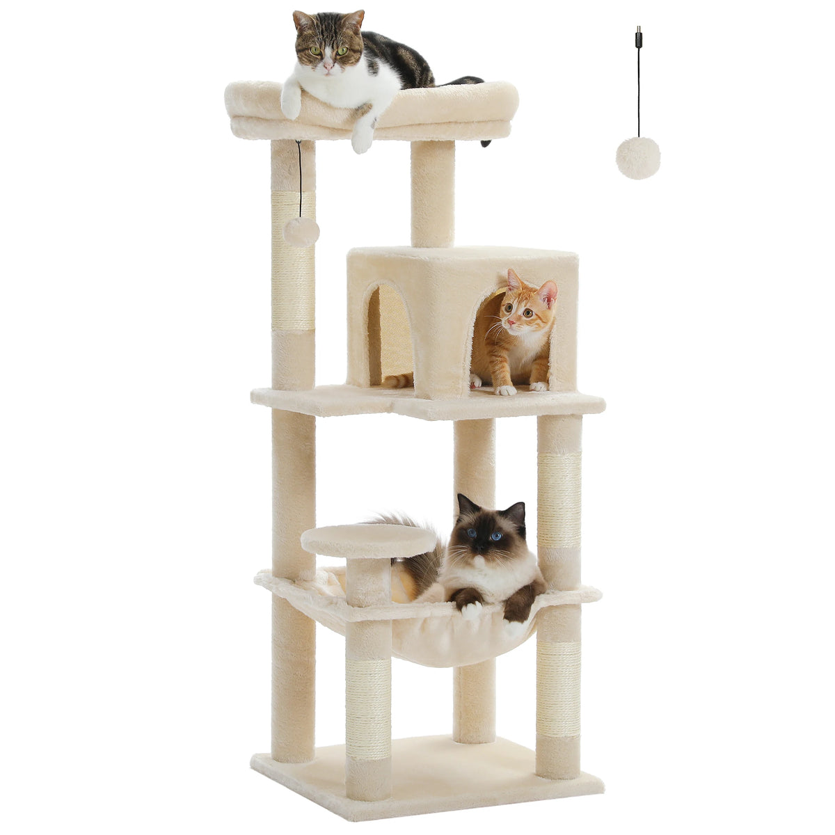 5-Level Cat Tower with Hammock — product view 30