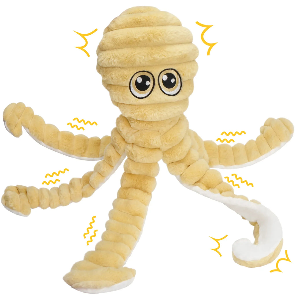Octopus Squeaky Plush Dog Toy — product view 7