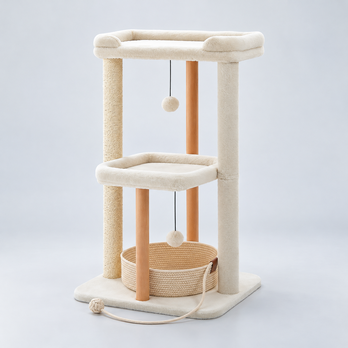 Wood Cat Tree studio product photo